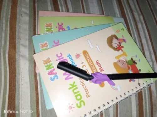 Kids Magic Practice Book (4 Books + 1 Pen + 1 Grip + 10 Refill) photo review