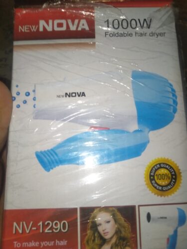 Nova 1000W Foldable Mini Hair Dryer for Men and Women photo review