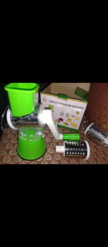 3 in 1 Manual Tabletop Drum Grater photo review