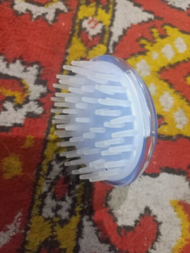 Shampoo Massager Brush Scalp Hair Scrubber with Soft Silicone Bristels For All Type photo review