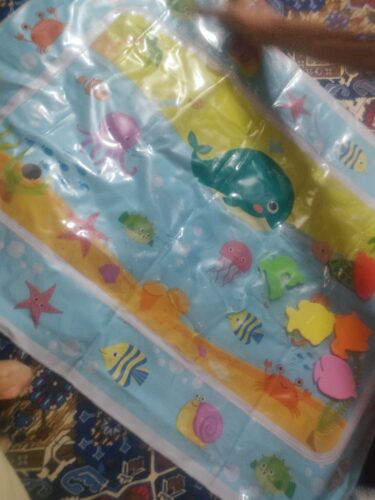 Inflatable Tummy Time Water Mat photo review
