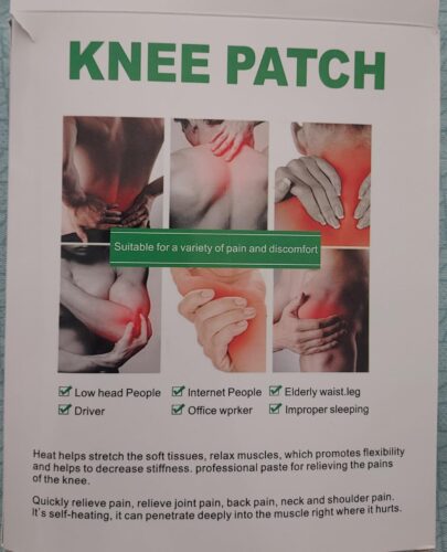 10Pcs Set Knee Joint Pain Relief Patch photo review